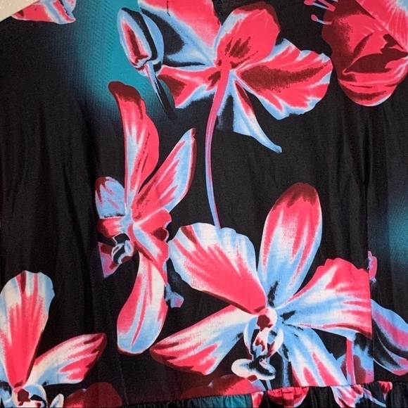 Reborn Black and Pink Fairy Floral Dress - Picture 11 of 14